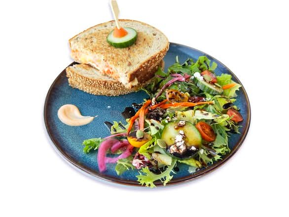 Breakfast and grilled sandwiches at Desserts ETC Montreal