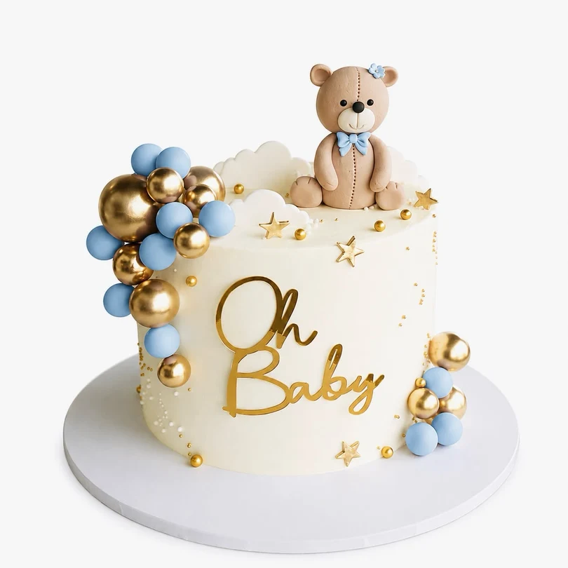 Kids first birthday custom cake from Desserts ETC Montreal