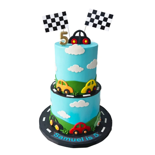 Custom themed birthday cake from Desserts ETC Montreal